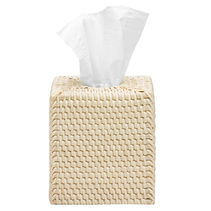 Dalton Natural Rattan Square Tissue Box – Hudson & Vine