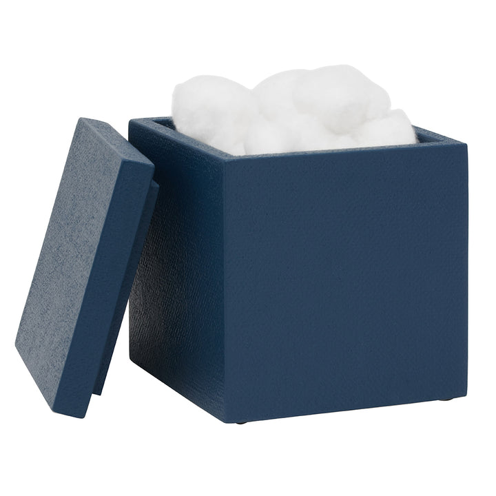 Dannes Faux Belgian Linen Bathroom Accessories (Navy)