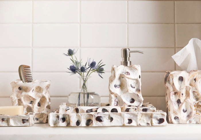 Enna Natural Oyster Bathroom Accessories