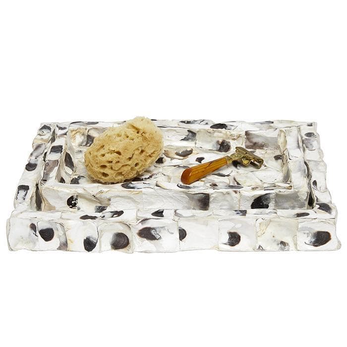 Enna Natural Oyster Tray Set - Thumbnail 2