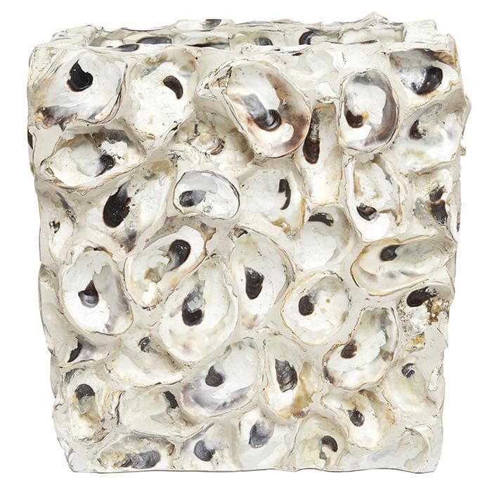 Enna Natural Oyster Rectangle Waste Basket - Thumbnail 3