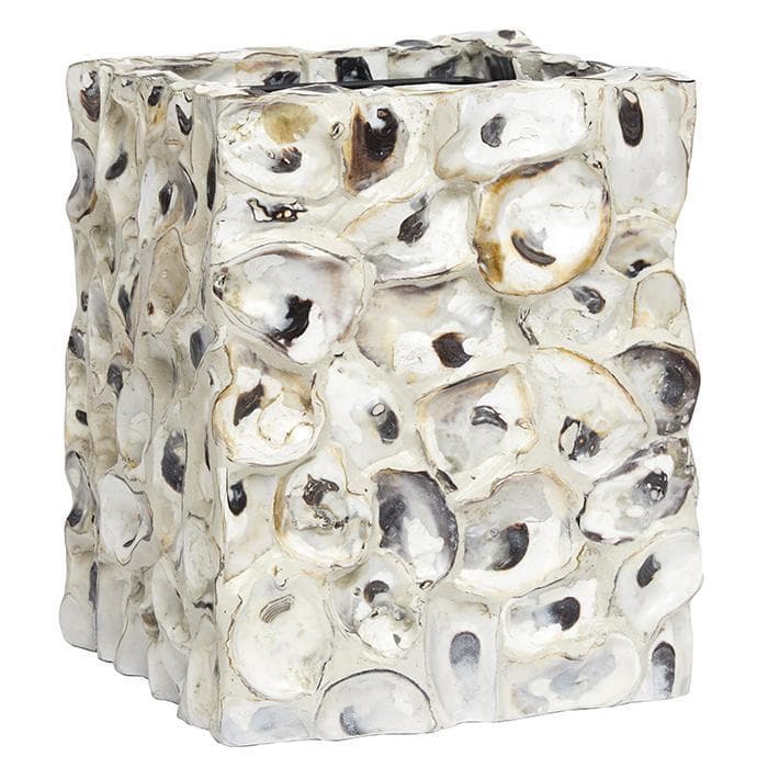 Enna Natural Oyster Square Waste Basket