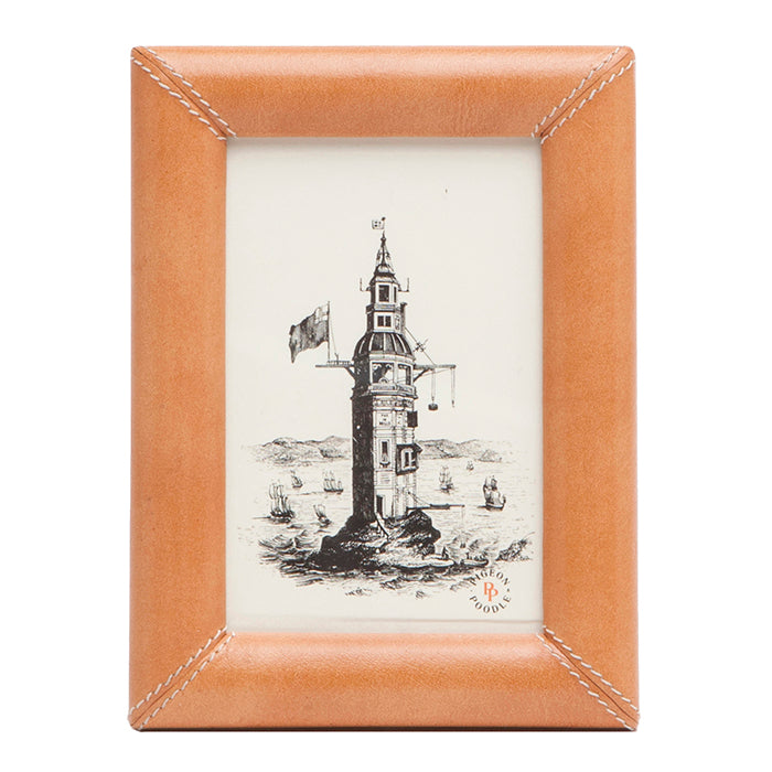 Eton Full-Grain Leather Picture Frame - Thumbnail 3