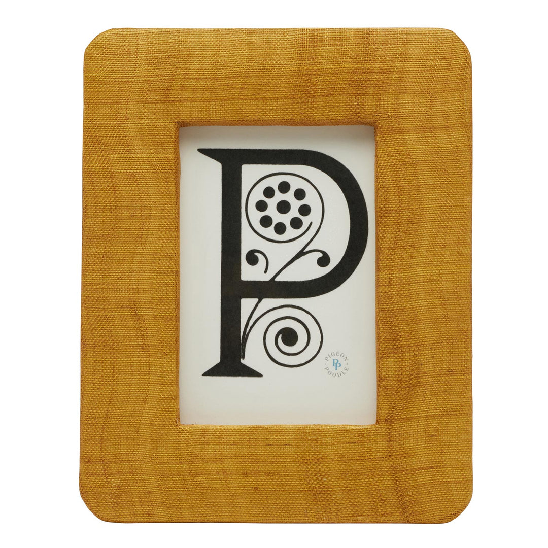 Halle Silken Abaca Picture Frames (Mustard)