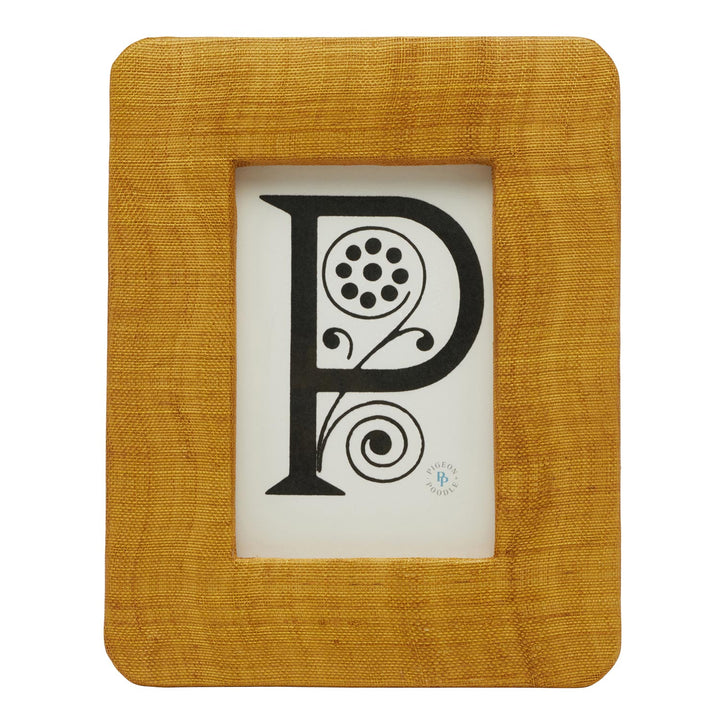 Halle Silken Abaca Picture Frames (Mustard)
