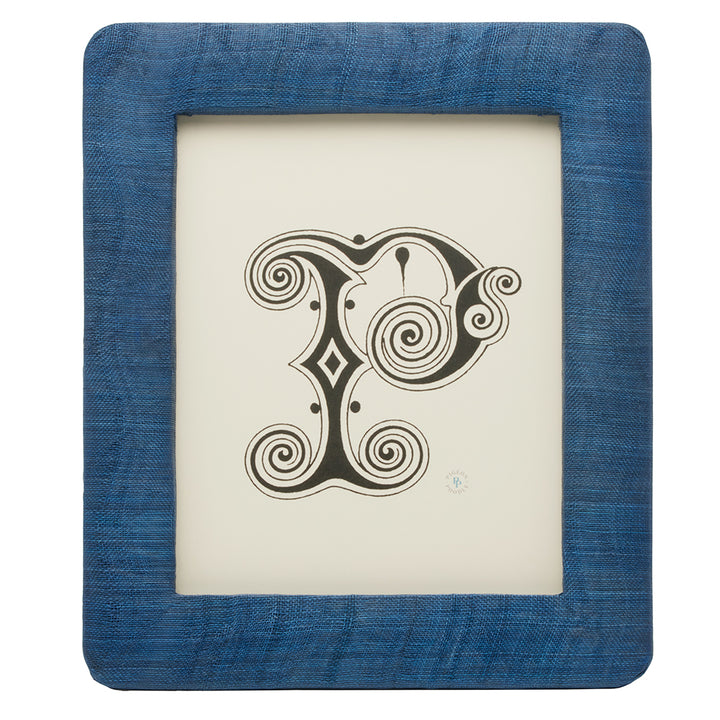 Halle Silken Abaca Picture Frames (Navy)