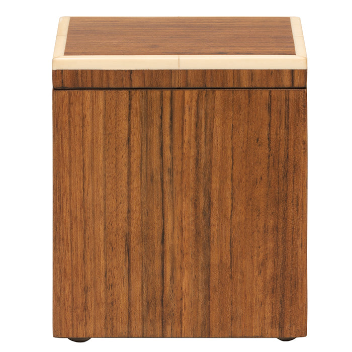 Harper Dark Teak Veneer Canister