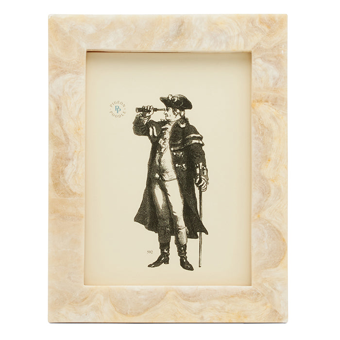 Helena Beige Crystal Stone/Brass Picture Frame - Thumbnail 5