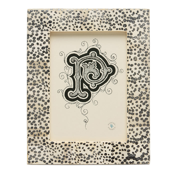 Ismailia Spotted Silver Bone Picture Frames