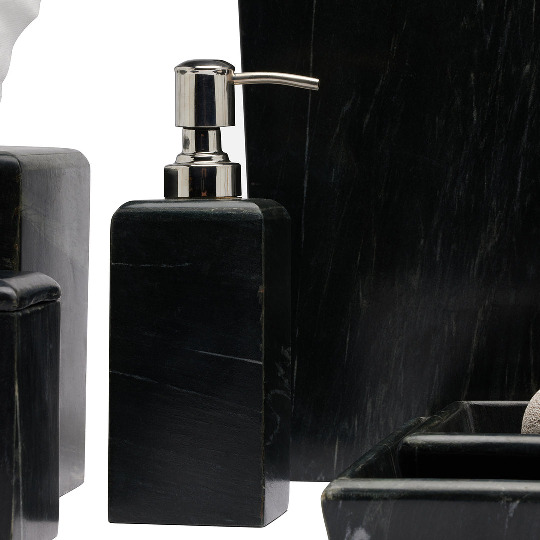 Kavala Black Marble Bathroom Accessories