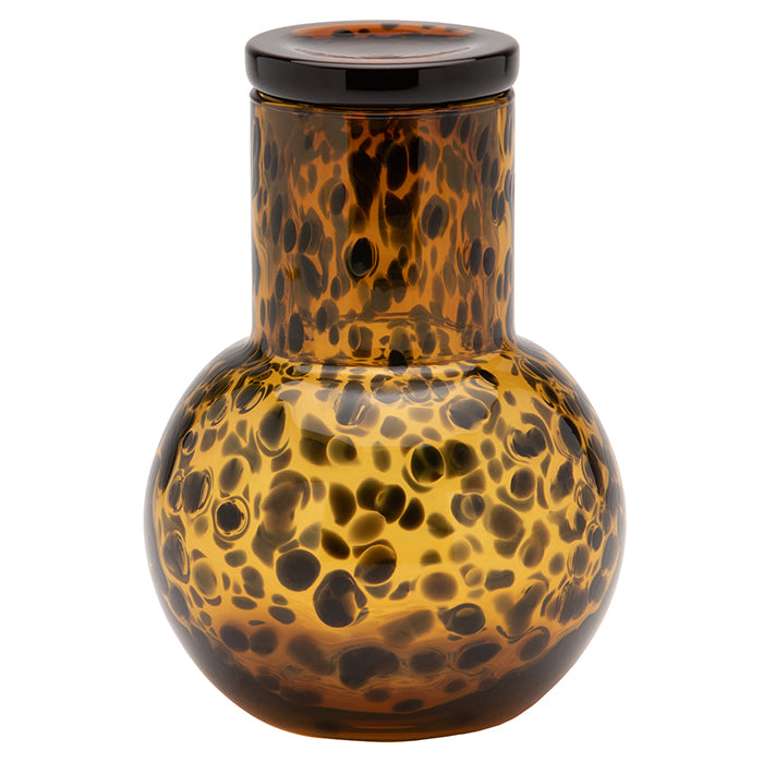 Lausanne Round Hand Blown Glass Carafe - Thumbnail 3
