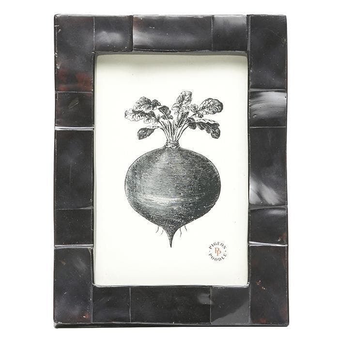 Lesina Black Pen Shell Picture Frame - Thumbnail 3