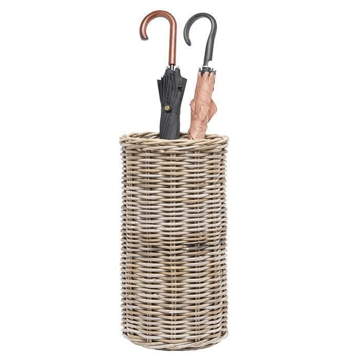 Malta Rattan Umbrella Stand (Mixed Gray) - Large