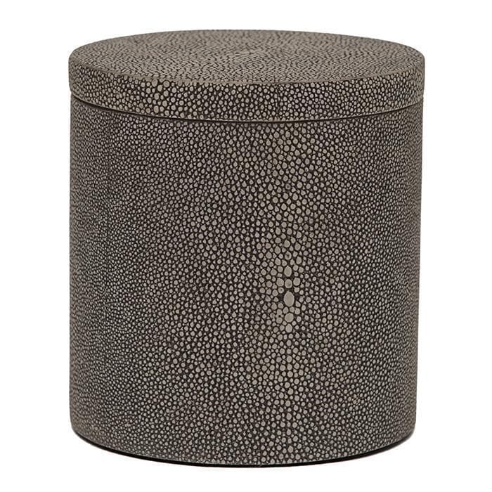 Manchester Faux Shagreen Canister
