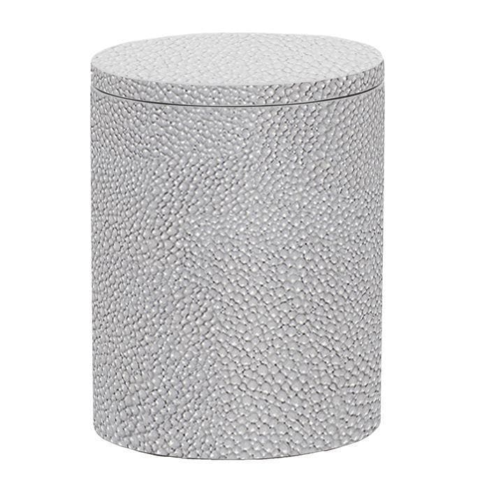 Manchester Faux Shagreen Bathroom Accessories (Ash Gray)