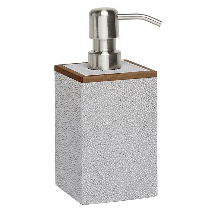 Manchester Faux Shagreen Bathroom Accessories (Ash Gray)