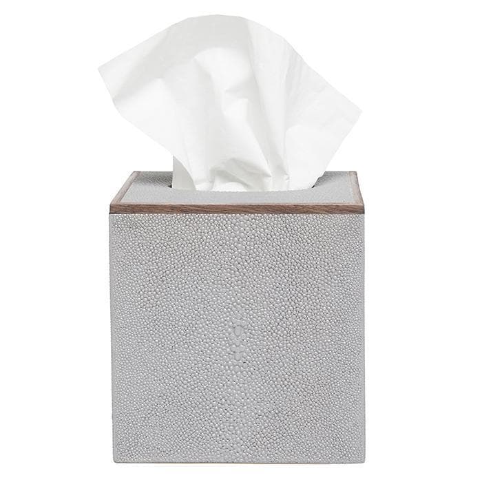 Manchester Faux Shagreen Rectangular Tissue Box Cover - Thumbnail 3