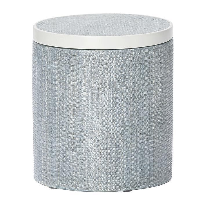 Maranello Steel Blue Abaca Resin Canister