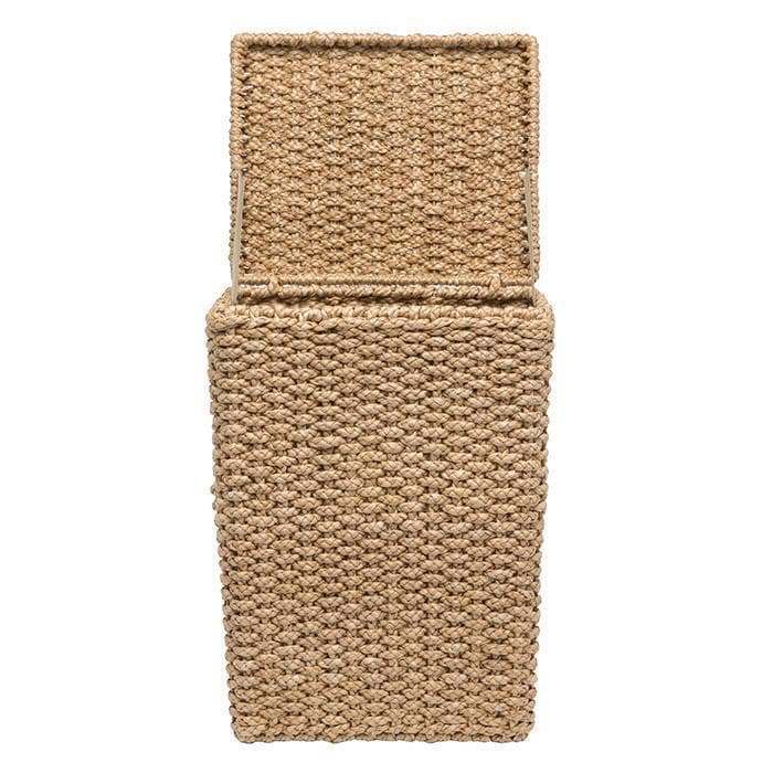Marennes Rectangular Braided Seagrass Hamper - Thumbnail 3