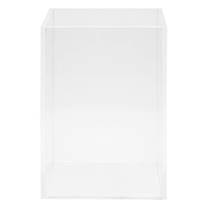 Monette Acrylic Square Waste Basket (Clear)