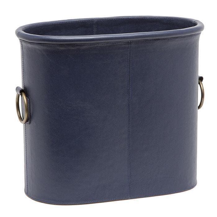 Ogden Navy Leather Magazine Holder - Thumbnail 2