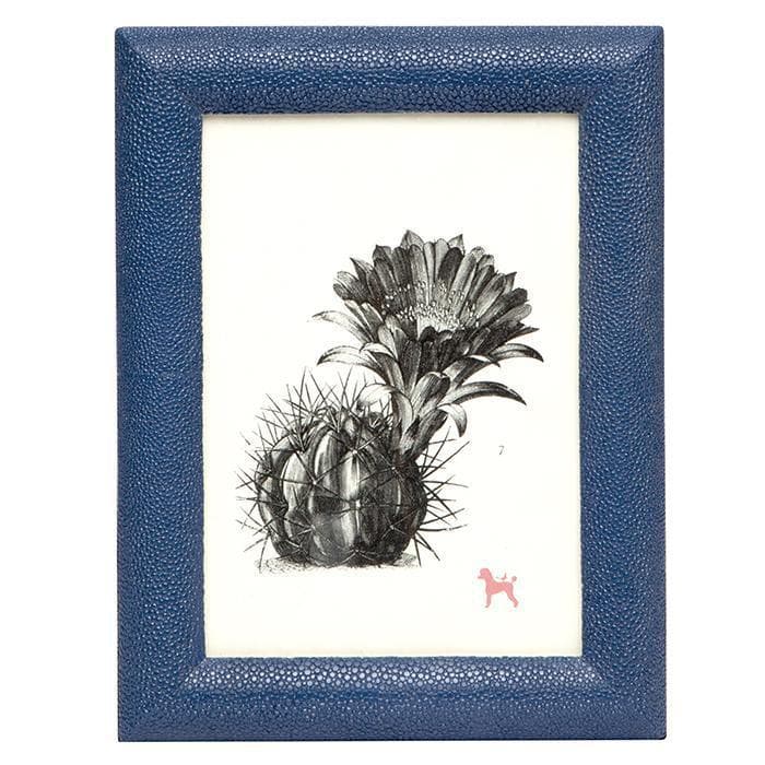 Oxford Faux Shagreen Picture Frames (Navy)