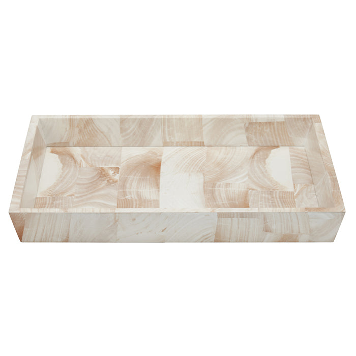 Palermo Faux Clamstone Large Tray