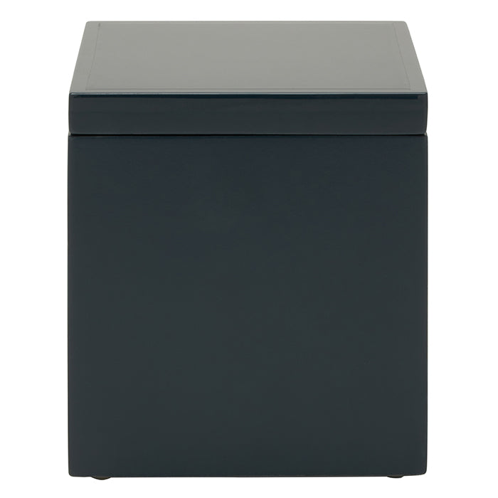 Quincy Lacquered Wood Canister