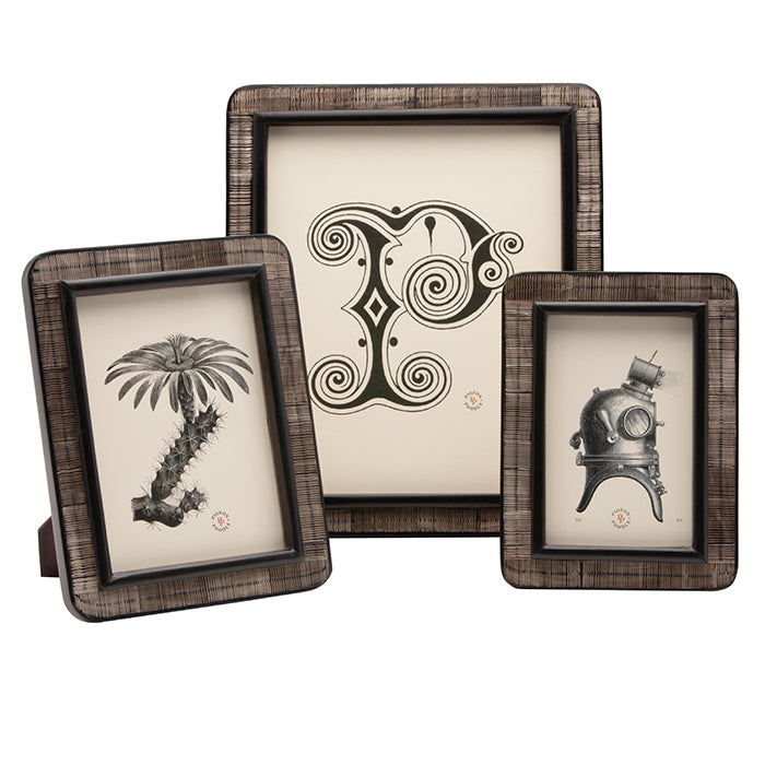 Rauma Dark Chiseled Horn Picture Frame - Thumbnail 2