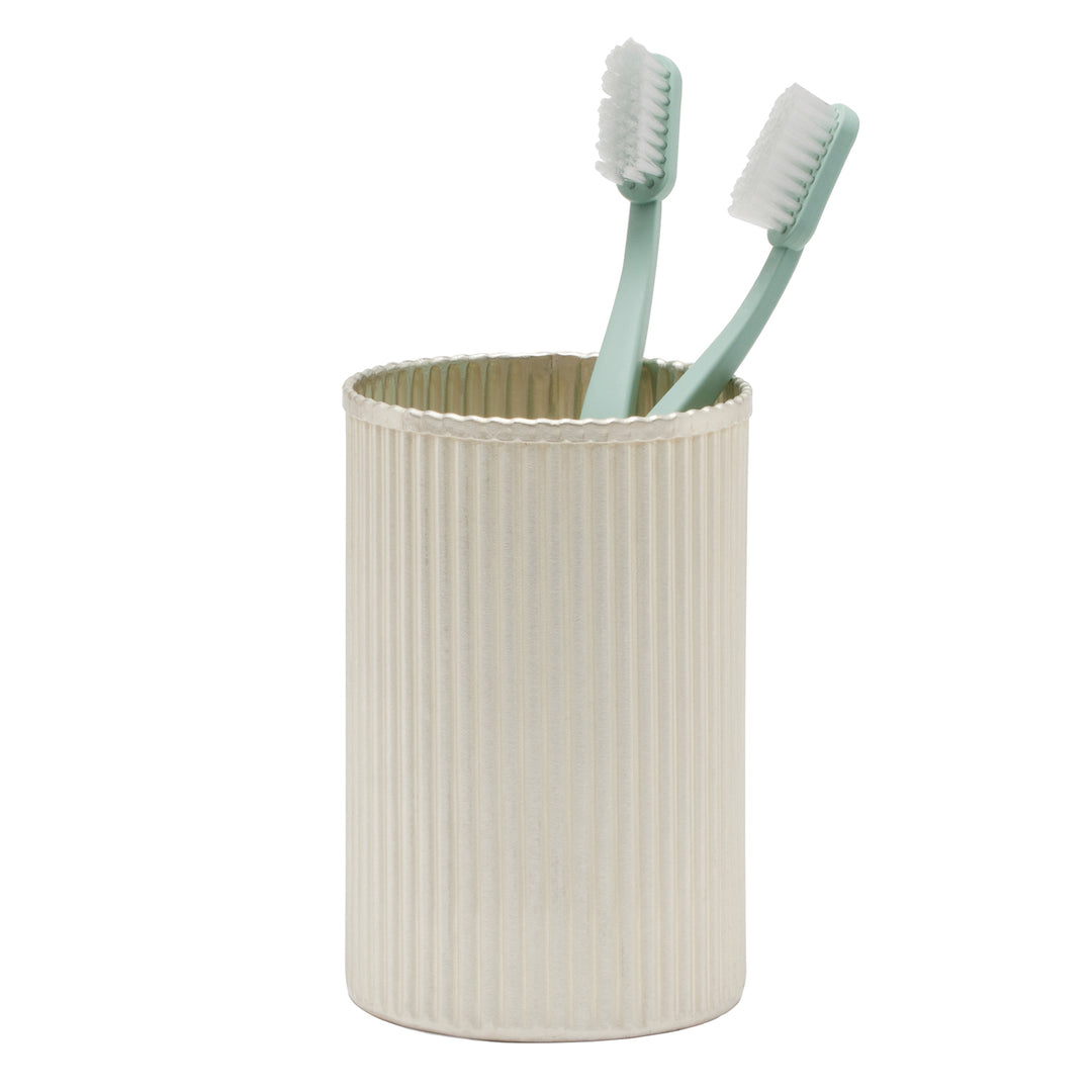 Redon Ribbed Metal Bathroom Accessories (Matte Silver)