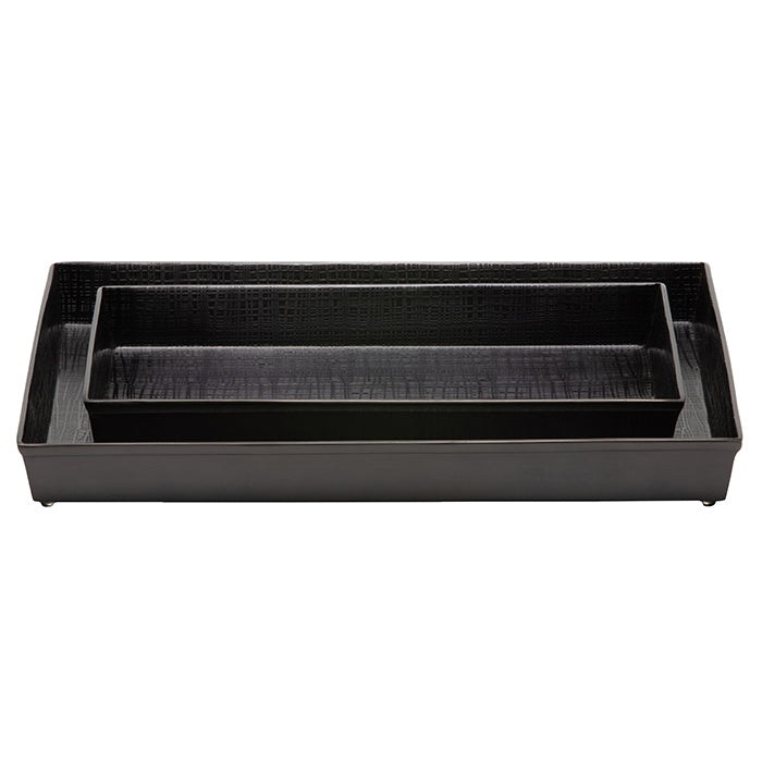 Remy Stainless Steel Tray Set (Dark Nickel)