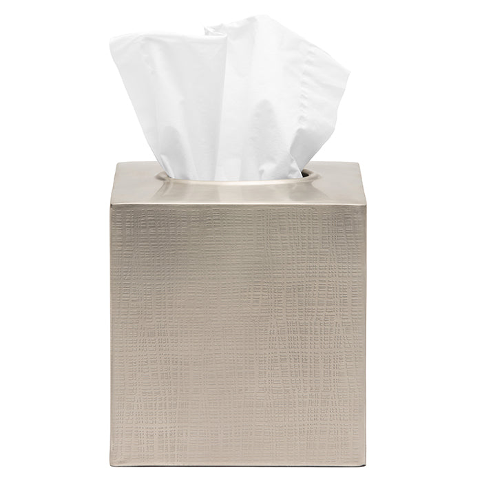 Remy Stainless Steel Tissue Box (Pewter)