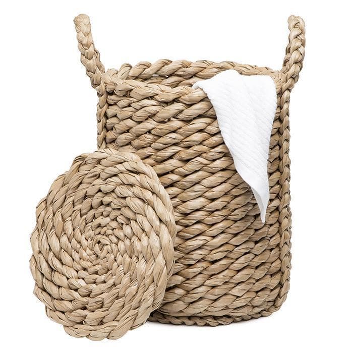 Royan Round Woven Seagrass Handled Basket
