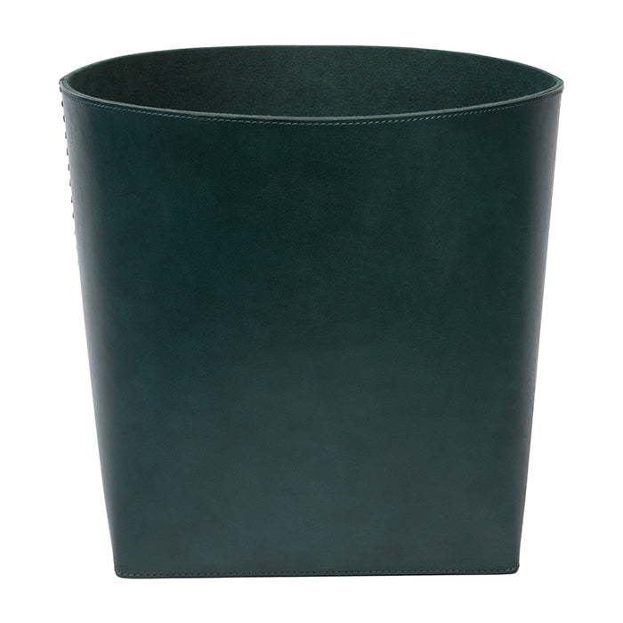 Salo Full-Grain Leather Baskets (Set/2) (Dark Teal) - Hudson & Vine