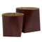 Salo Full-Grain Leather Baskets (Set/2) (Tobacco)