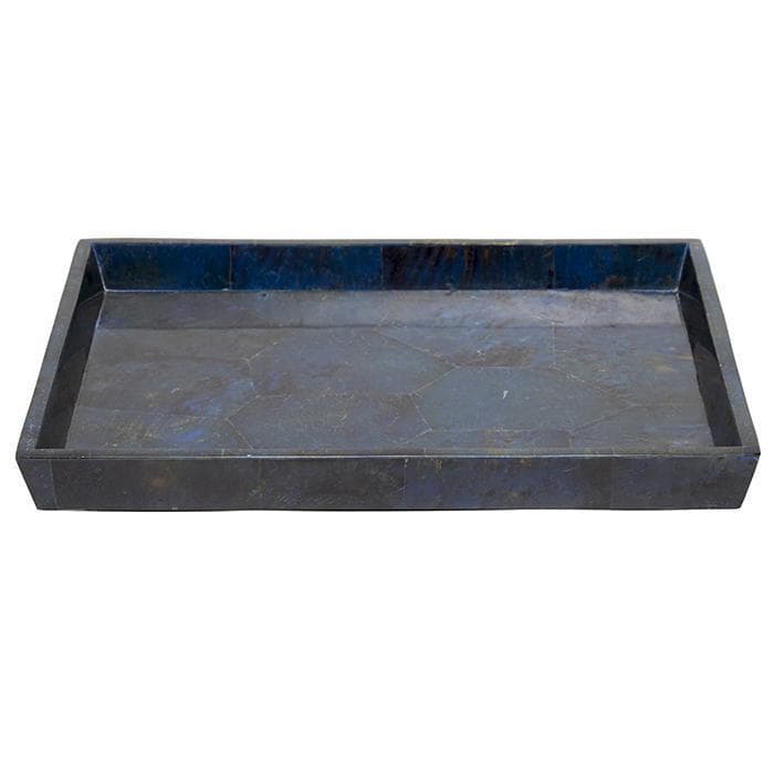 Santorini Dark Blue Pen Shell Large Tray