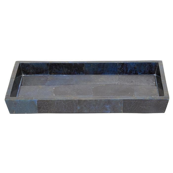Santorini Dark Blue Pen Shell Medium Tray - Thumbnail 2