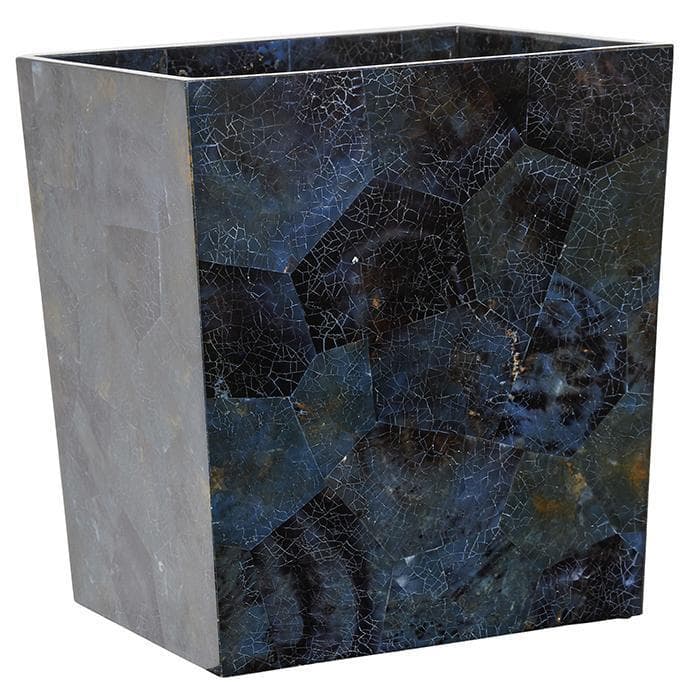 Santorini Pen Shell Rectangle Waste Basket - Thumbnail 2