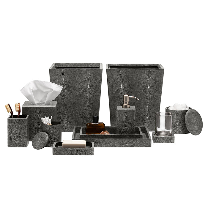 Black & White Lacquer Bathroom Accessories – Hudson & Vine