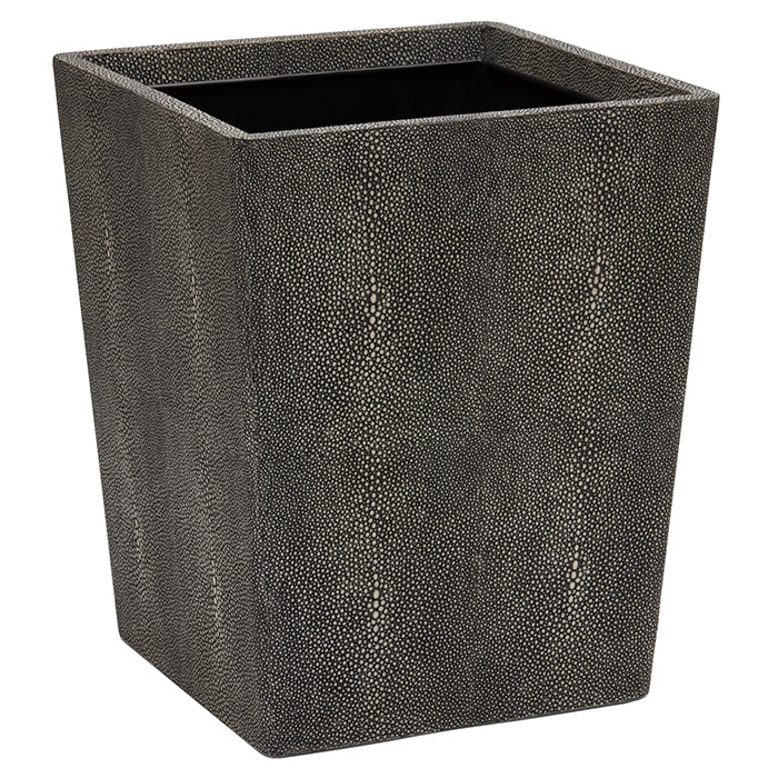 Tenby Faux Shagreen Bathroom Accessories (Cool Gray)