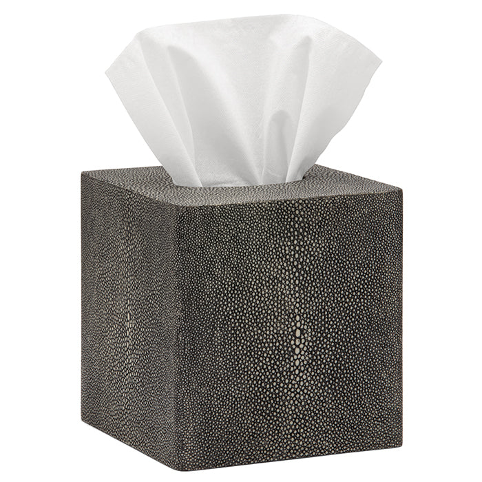 Tenby Faux Shagreen Tissue Box - Thumbnail 4