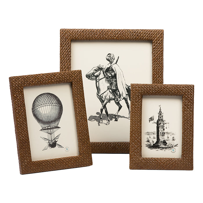 Uvita Woven Pandan Picture Frames (Matte Oak)