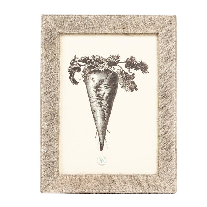 Verwood Hair-On-Hide Picture Frames (Gray)