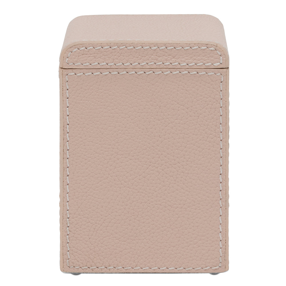 Victoria Full-Grain Leather Canister (Dusty Rose)