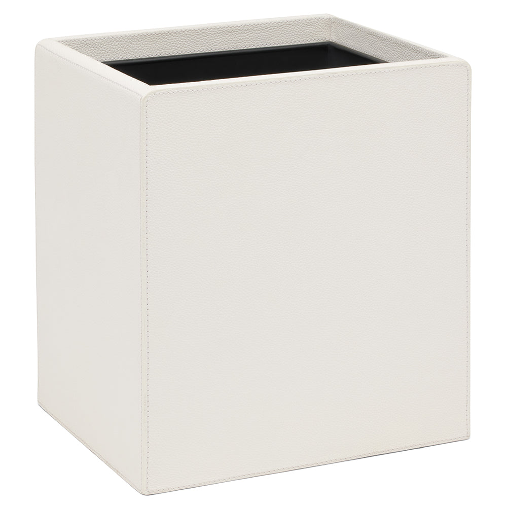 Victoria Full-Grain Leather Bathroom Accessories (White)