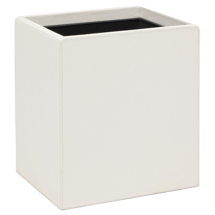 Victoria Full-Grain Leather Bathroom Accessories (White)