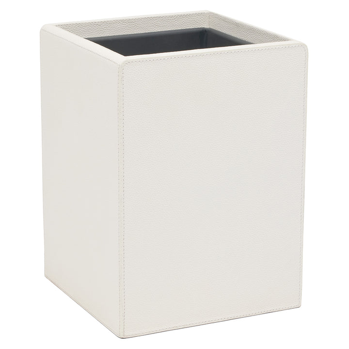 Victoria Full-Grain Leather Bathroom Accessories (White)