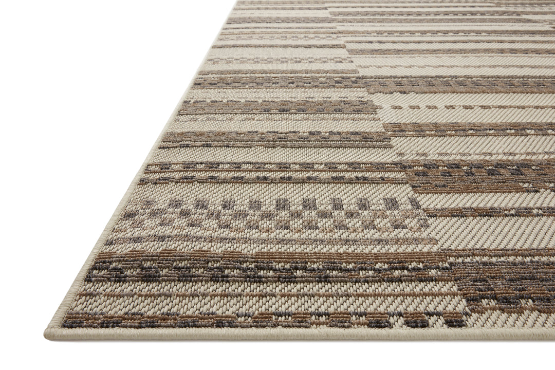 Loloi II Rainier Ivory / Taupe Indoor/Outdoor Area Rug (RAI-08)