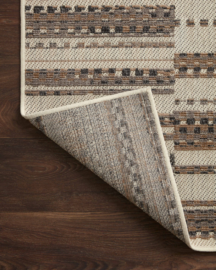 Loloi II Rainier Ivory / Taupe Indoor/Outdoor Area Rug (RAI-08)