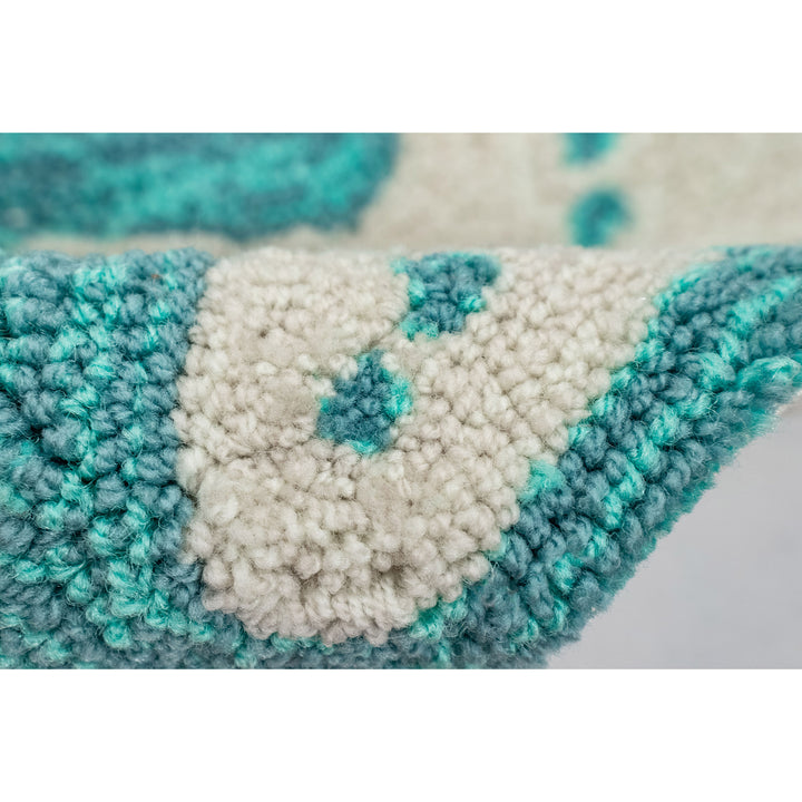 Liora Manne Capri Starfish Indoor/Outdoor Rug Aqua